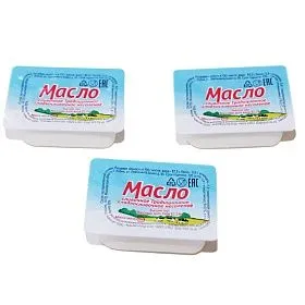 Масло сливочное Традиционное порционное 82,5% 10г х 200 шт - 1720085921 ...